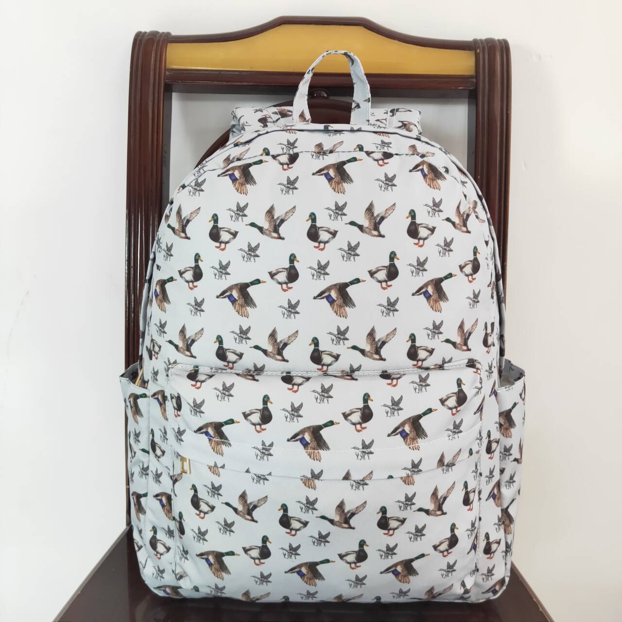 BA0197 Duck gray-brown backpack