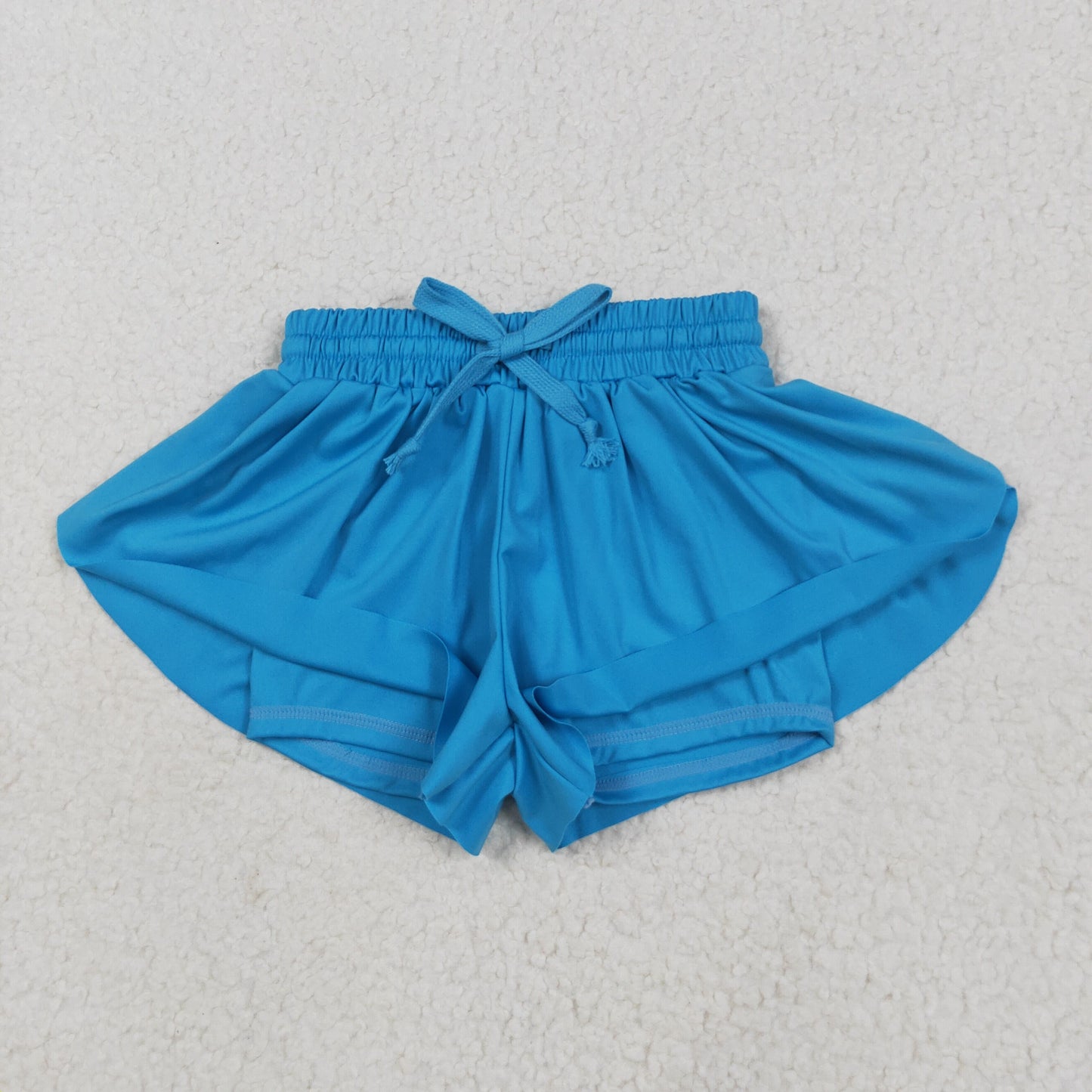 5.22 SS0549 Solid blue yoga shorts
