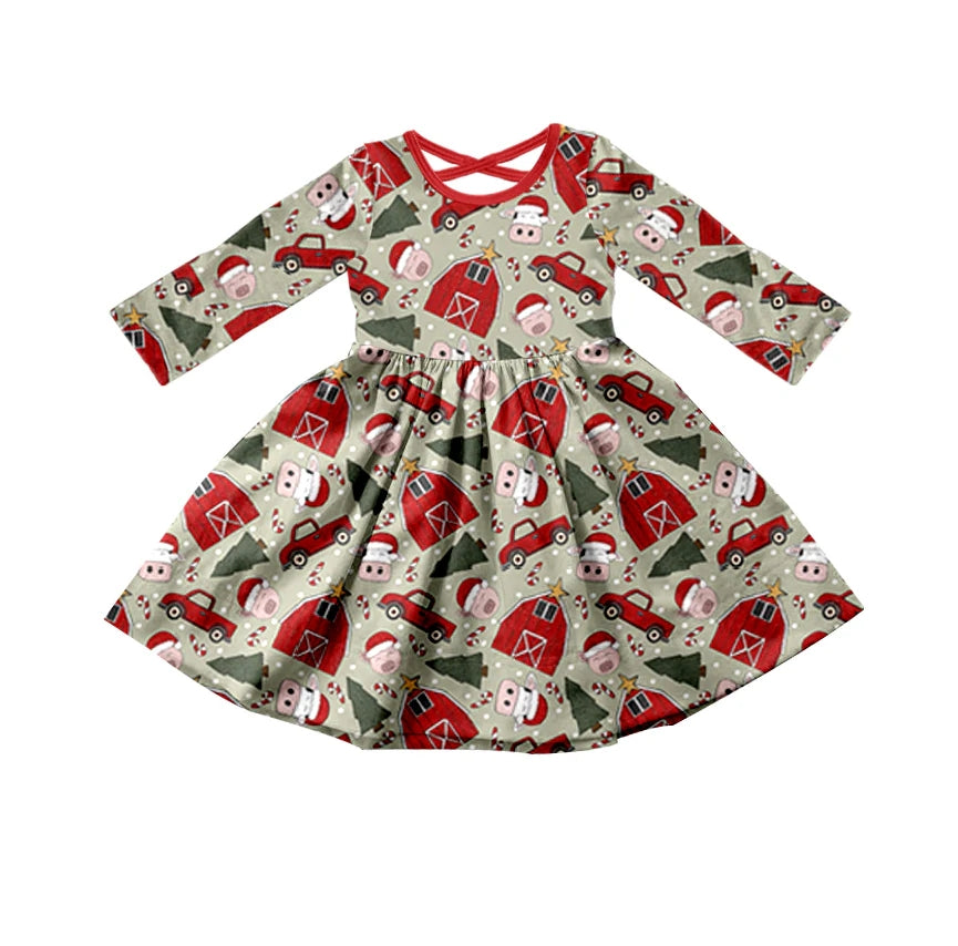 6.26 Red House Farm Long Sleeve Dress