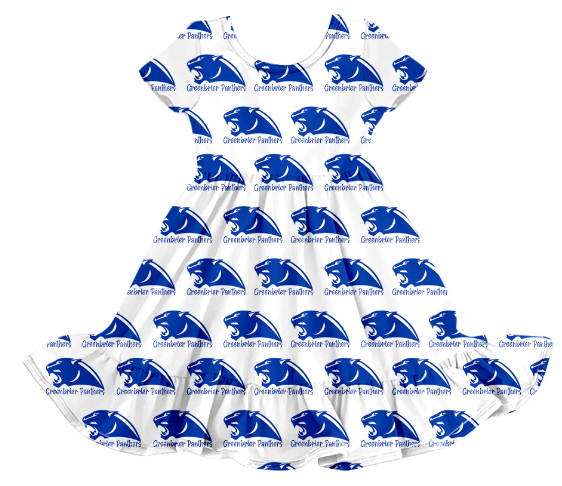 4.14 Customized team blue dress Order deadline April 23