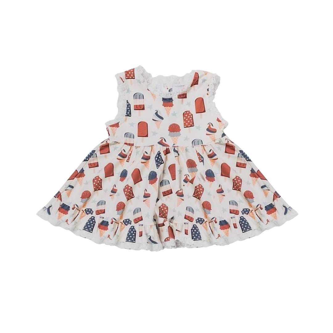 GT0545 Ice Cream Lace Sleeveless Top