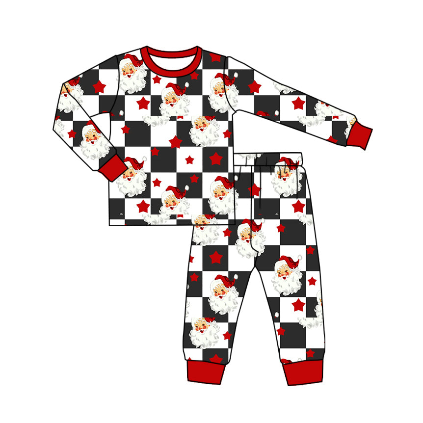 5.15BLP1068 Santa Claus Boys Long Sleeve Suit