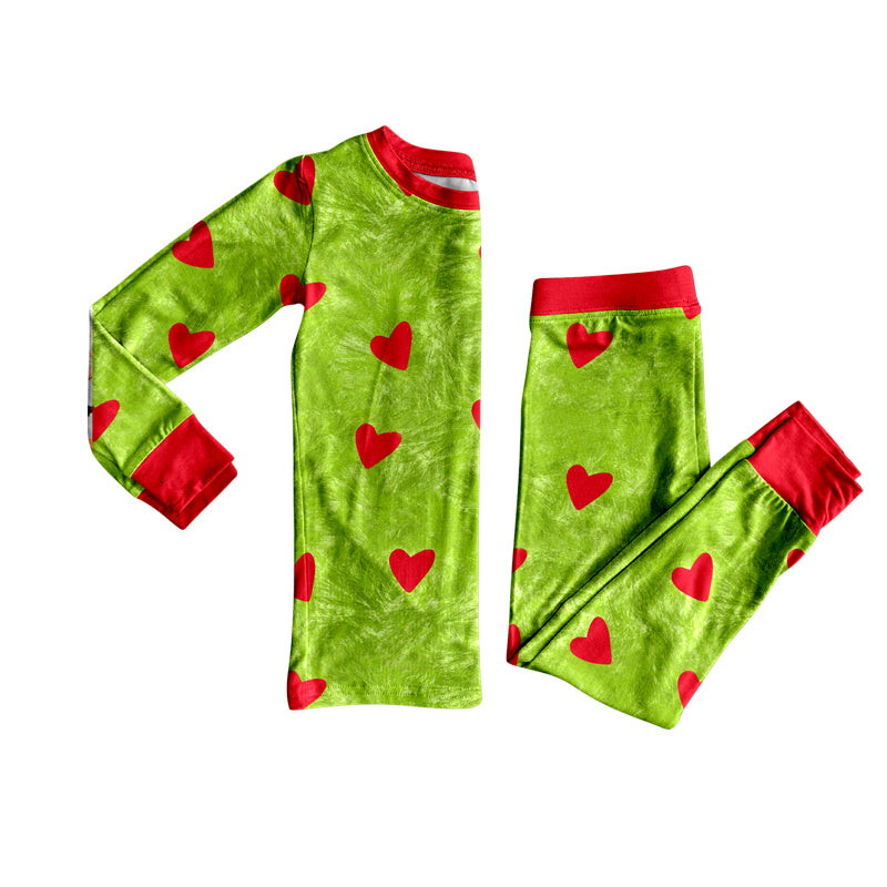 7.17BLP1175 Love Green Long Sleeve Suit