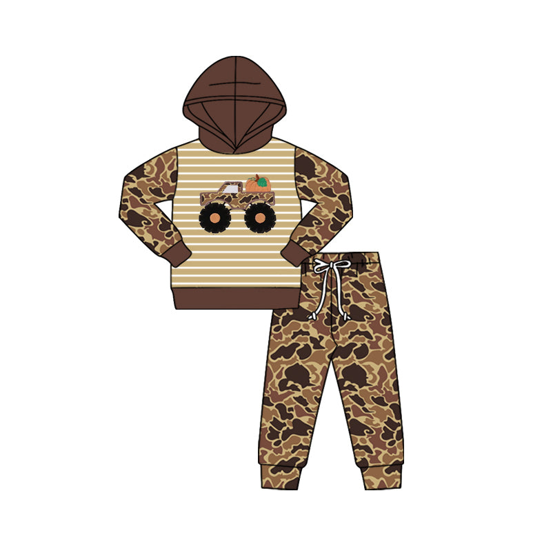 7.28BLP1192 Camouflage Truck Pumpkin Set