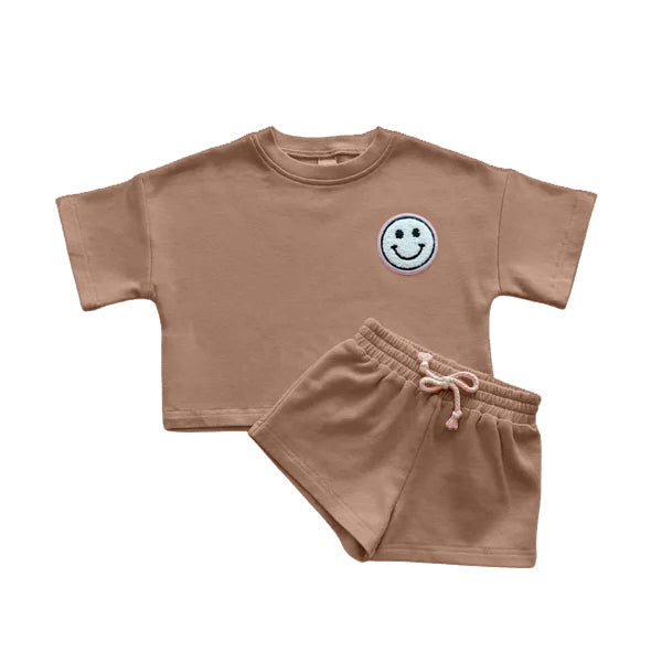 3.20BSSO1444 Brown Smiley Face Set