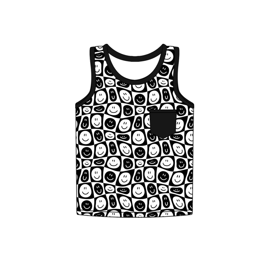 3.7BT1192 Smiley Pocket Top