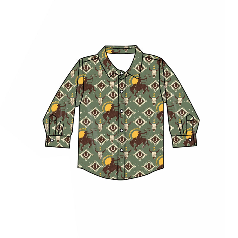 X820 BT1314 Horseback Riding Boys Top