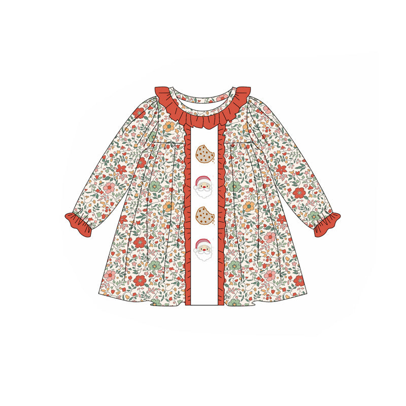 5.17GLD1062 Santa Claus Cookie Dress