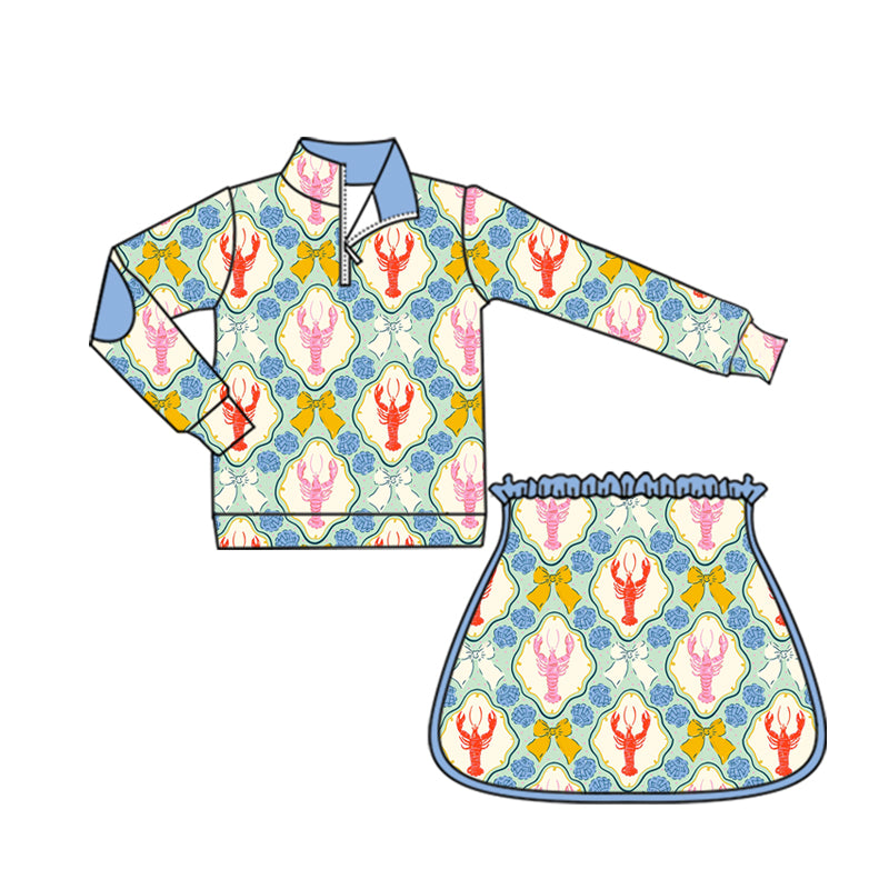 5.30 GLD1096 Lobster Yoga Suit