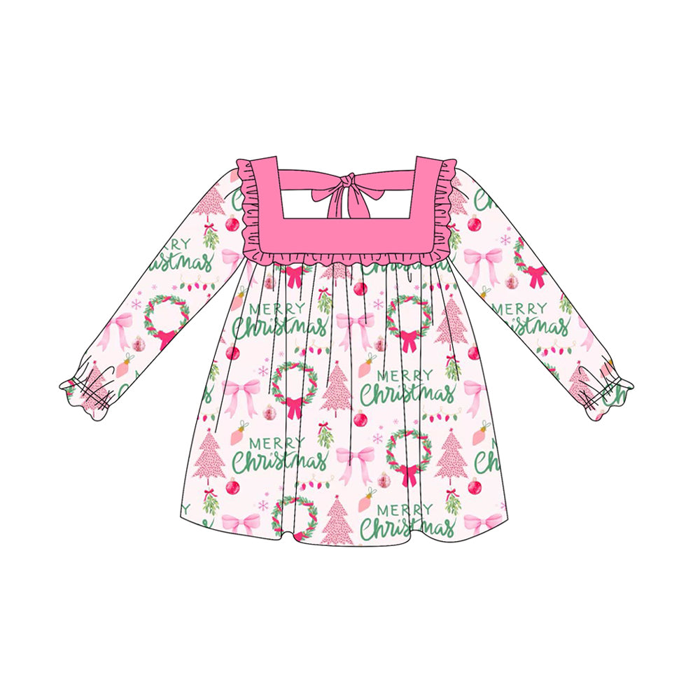 6.6GLD1119 Christmas long-sleeved dress