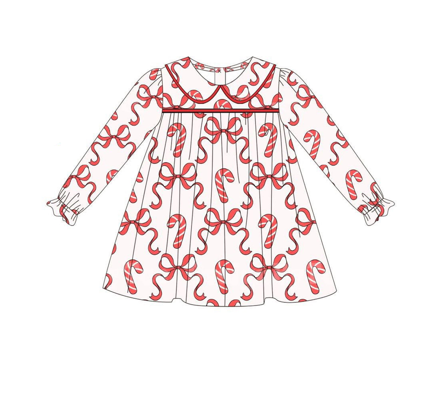 6.13GLD1130 Lollipop long-sleeved dress