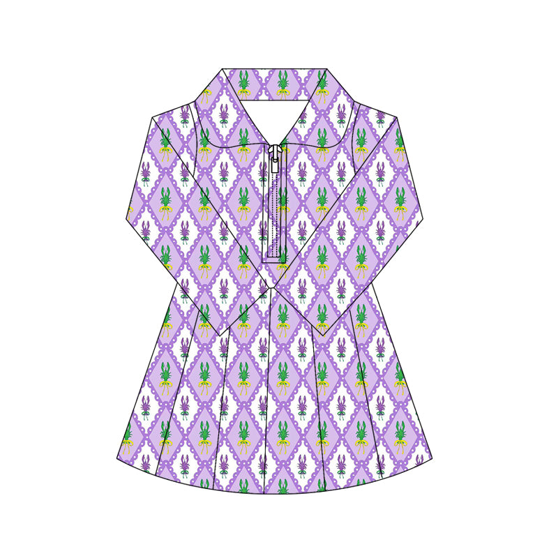 X10.21 GLD1409 Lobster Zipper Yoga Dress