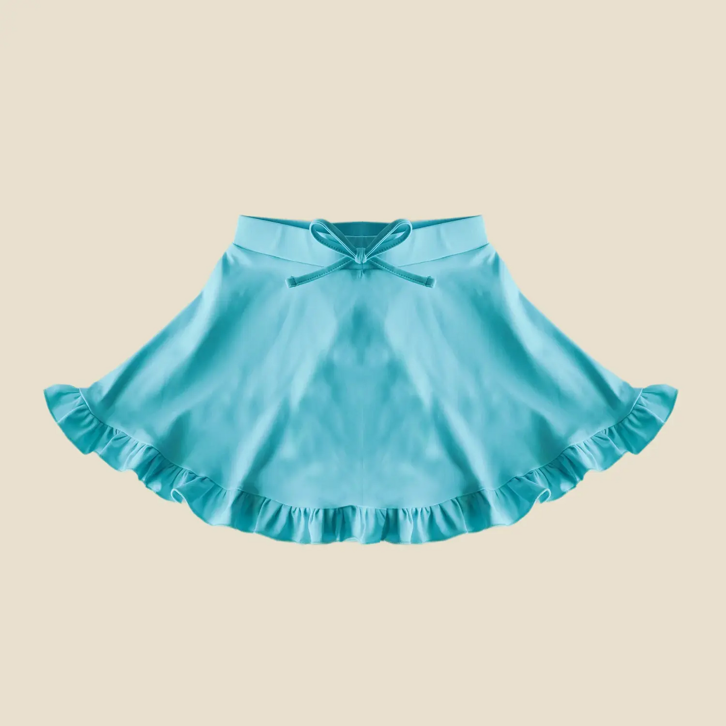 4.4GLK0092 Light blue girl yoga skirt