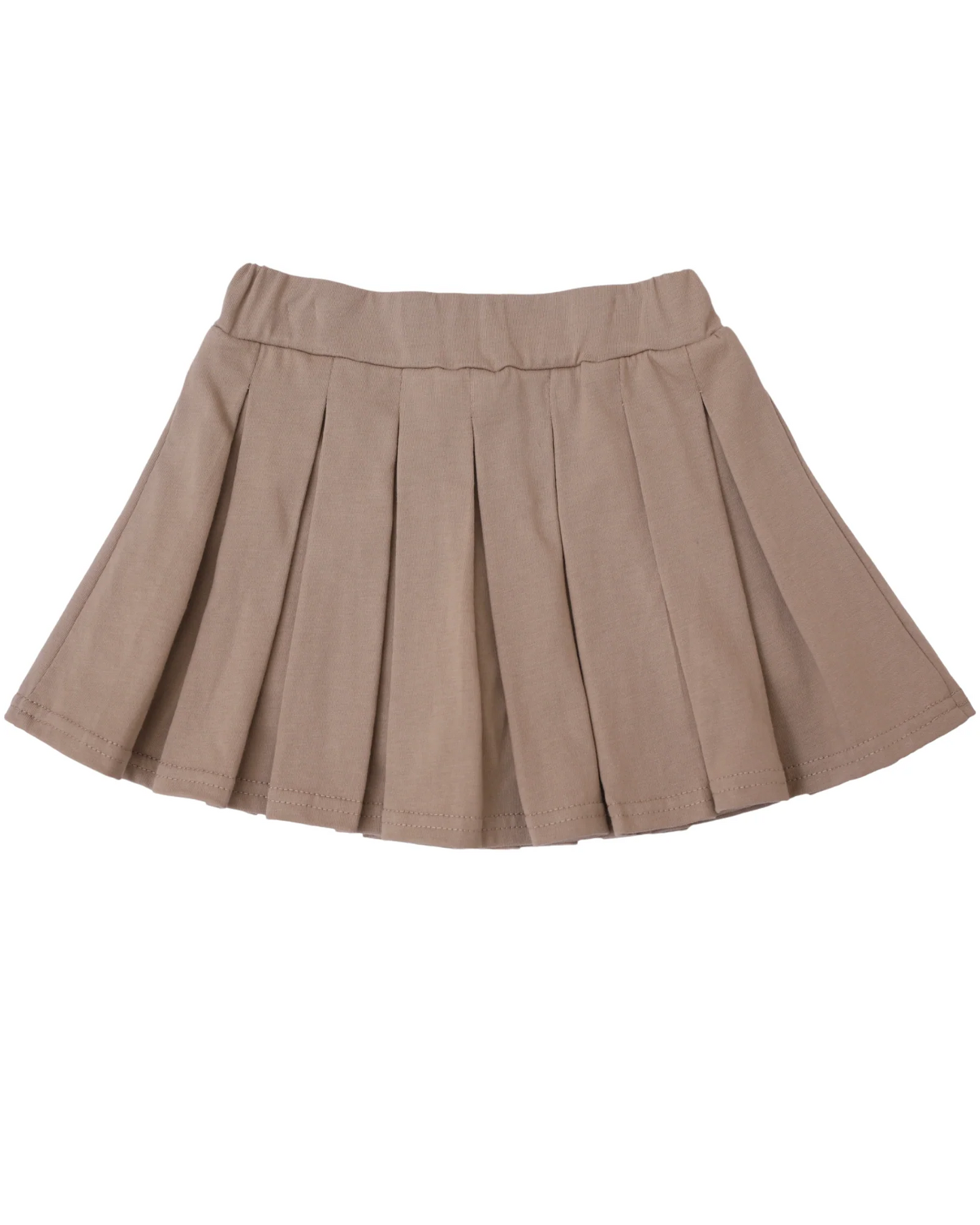 6.6GLK0107 Brown cotton skirt