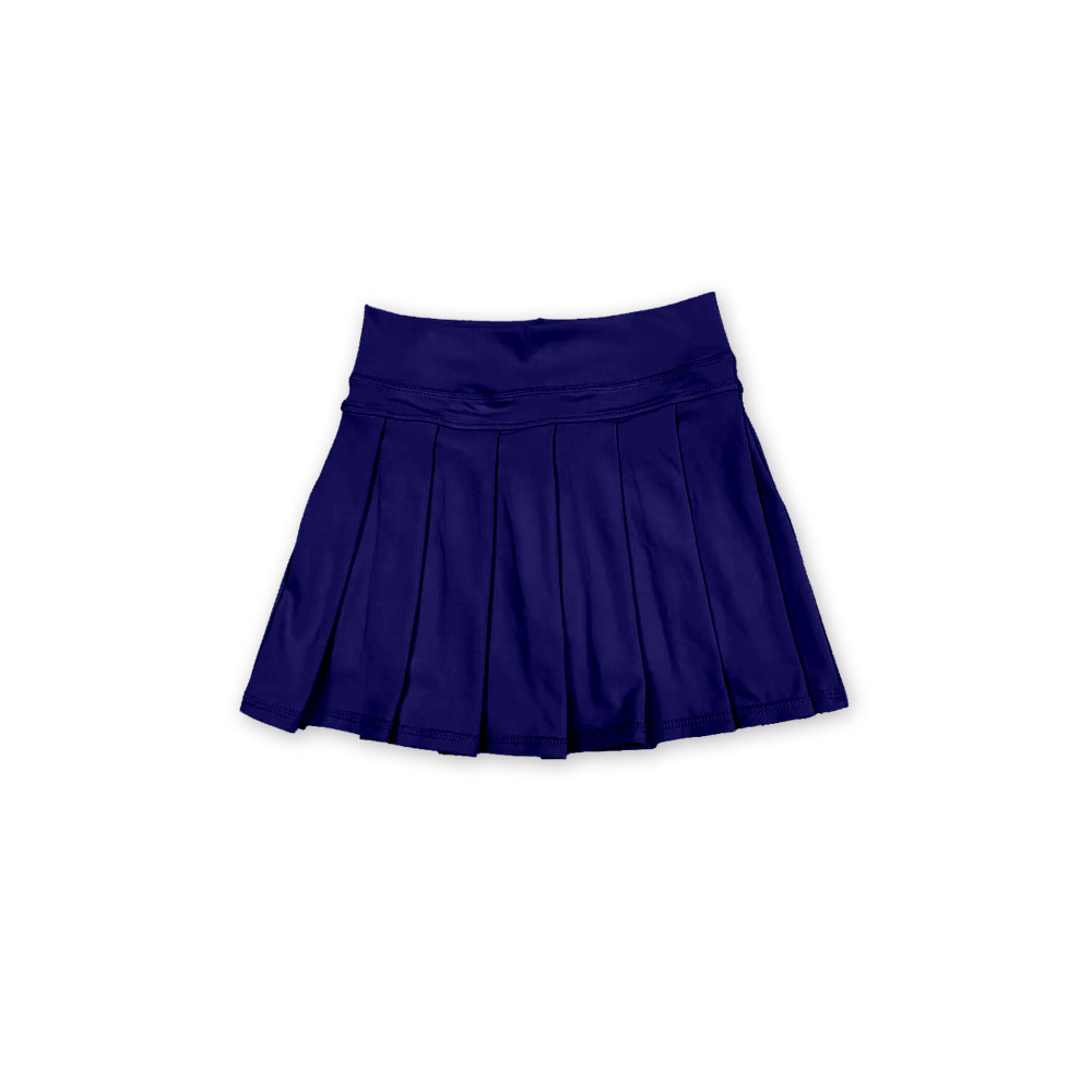 6.24 GLK0122 Navy blue yoga skirt