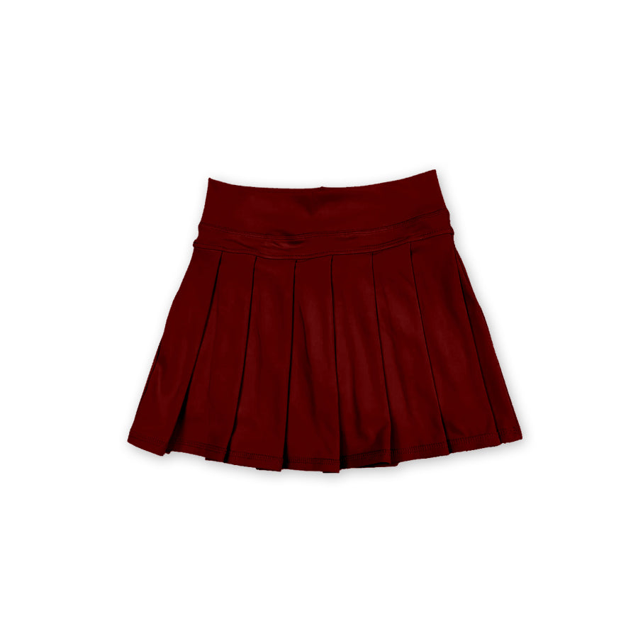 6.26GLK0124 Brick Red Yoga Skirt
