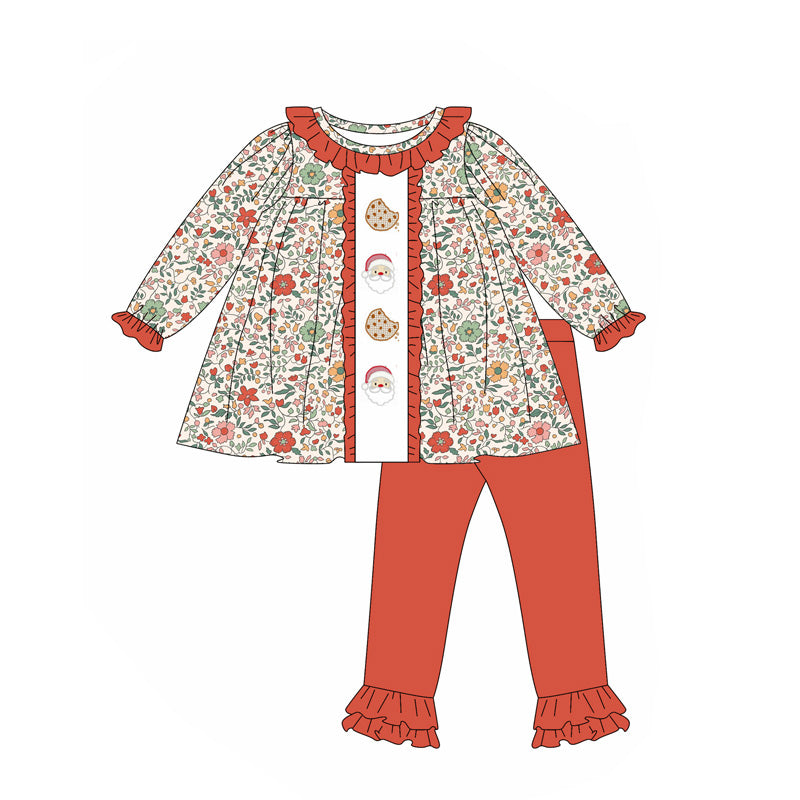 5.17GLP2365 Cookie Santa Claus Long Sleeve Suit