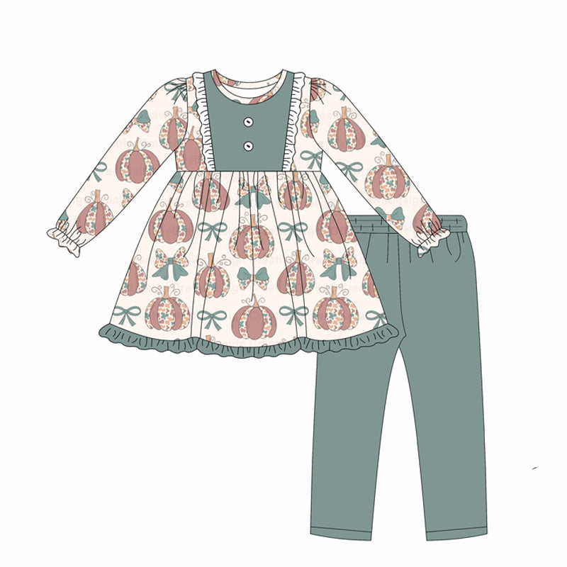 6.18GLP2517Green Pumpkin Autumn Set
