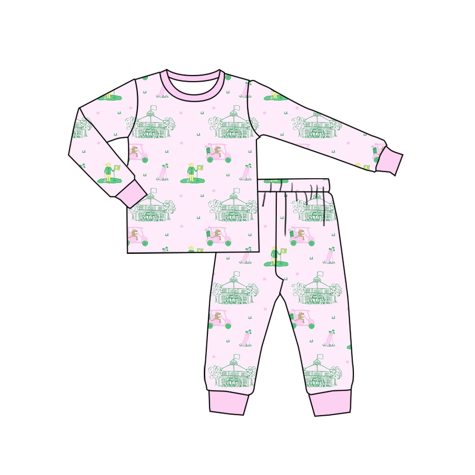 6.20GLP2524 Pink Sightseeing Car Girls Set