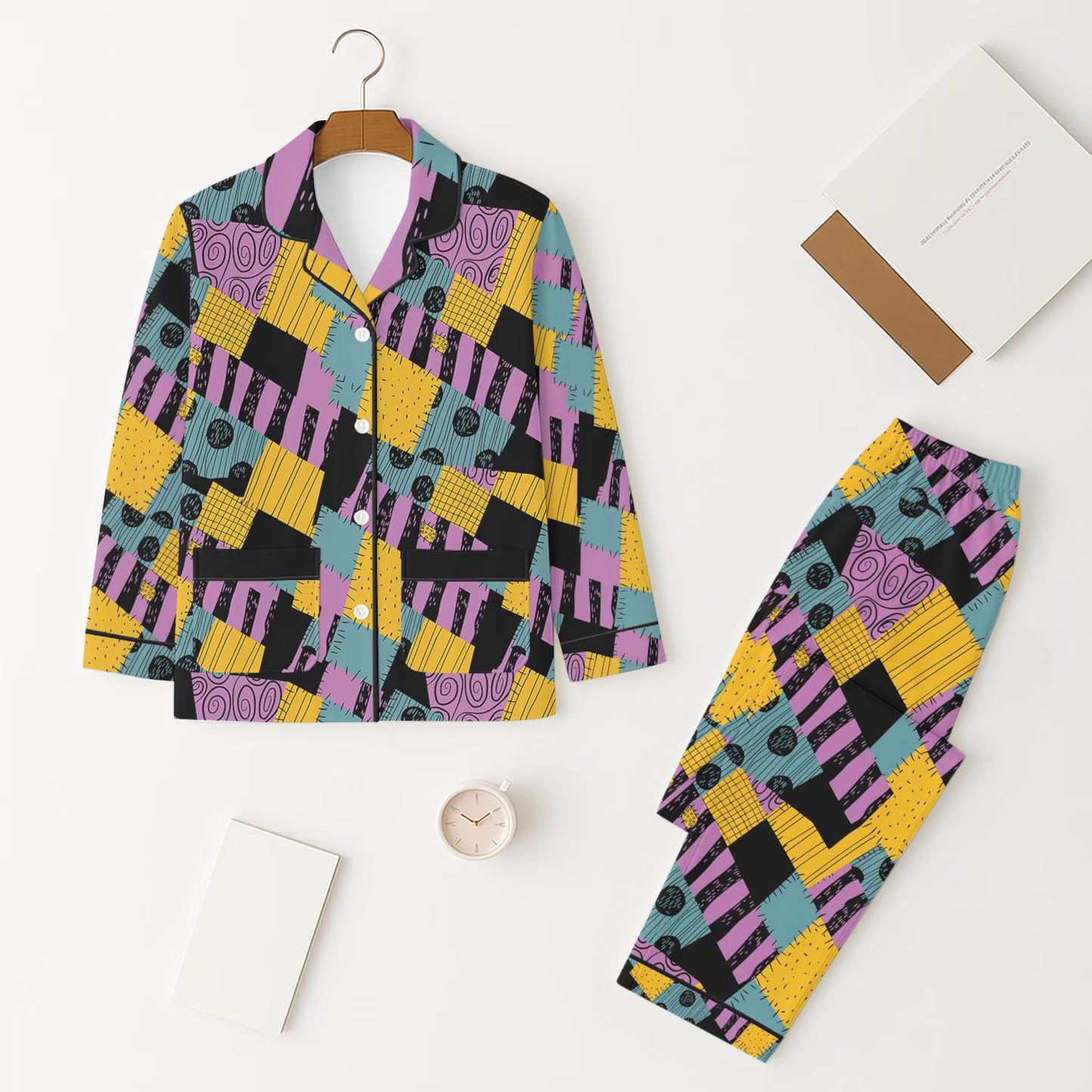 7.7GLP2560 Purple Pocket Pajama Set