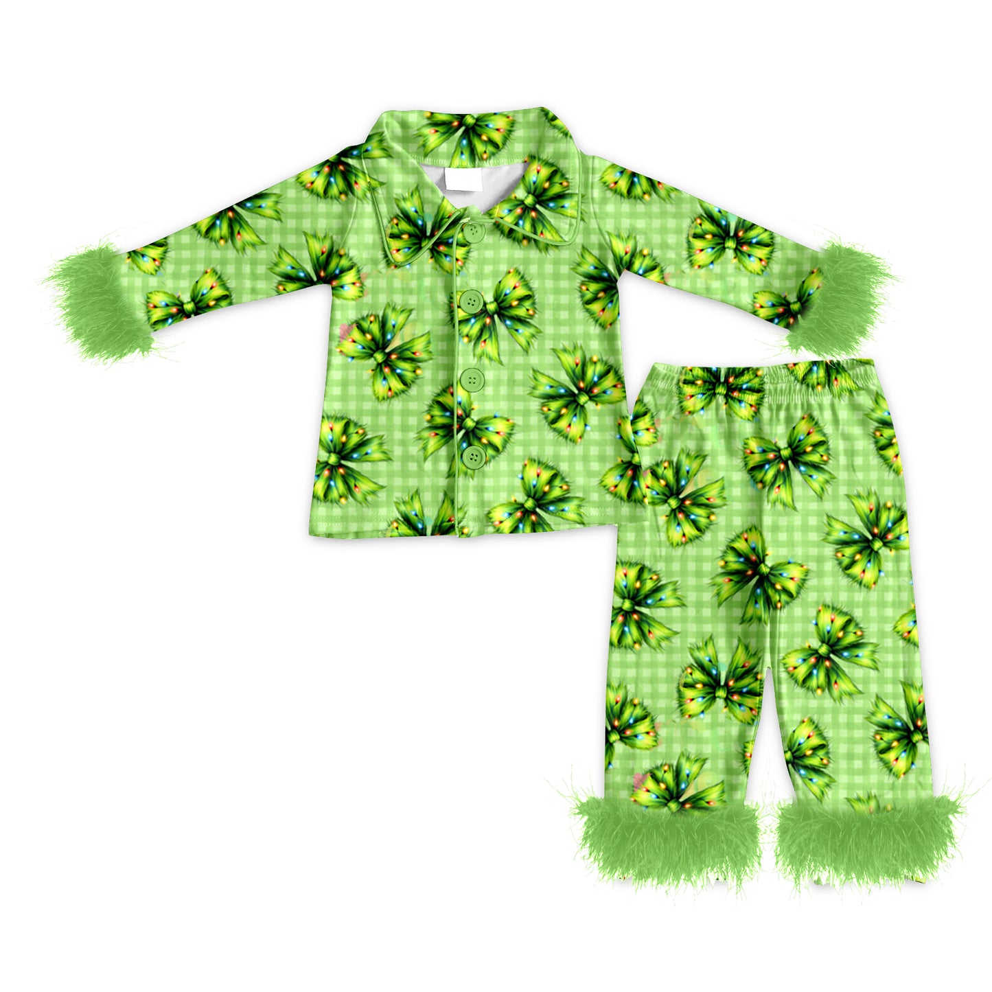 7.17GLP2581 Christmas Bow Plush Set