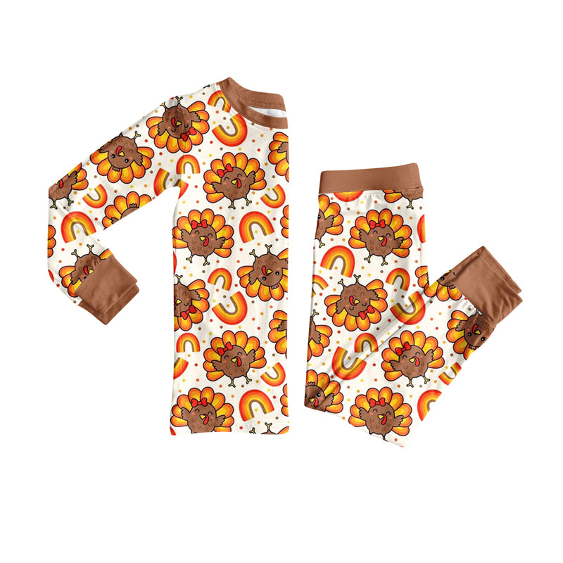7.28GLP2613 Turkey Long Sleeve Pajamas