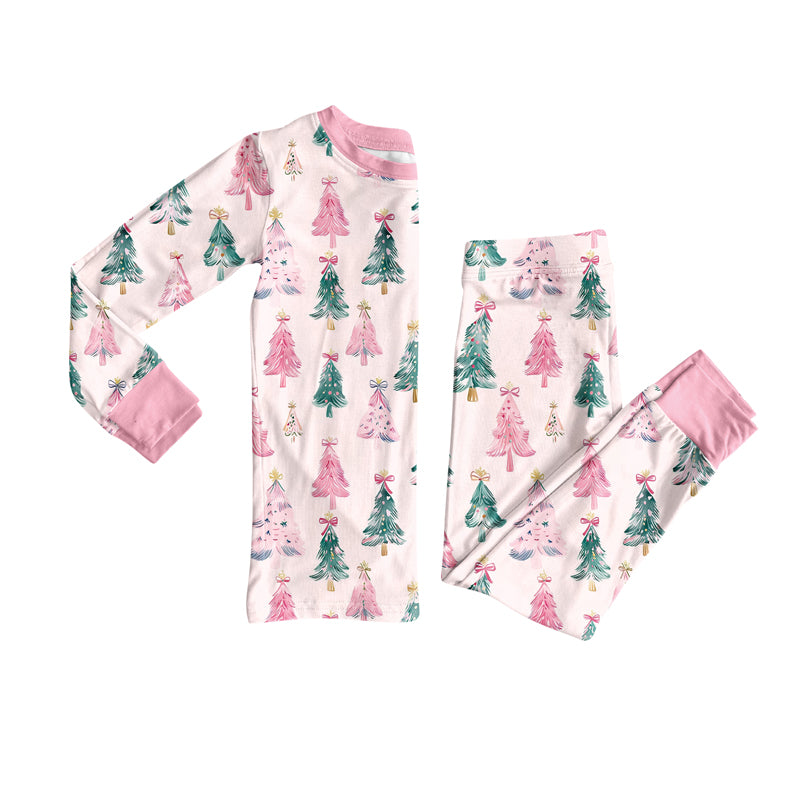 X826 GLP2686 Pink Christmas Tree Set