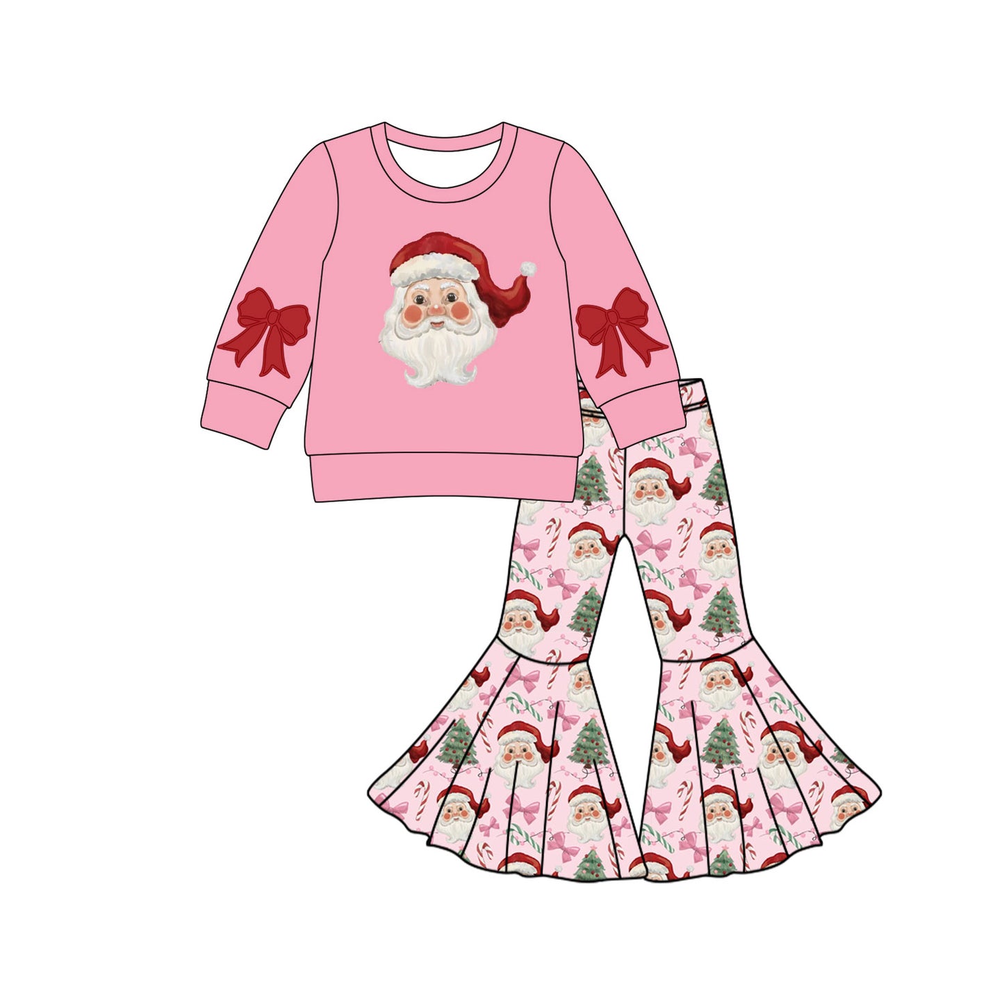 X913 GLP2748 Santa Claus Pink Set
