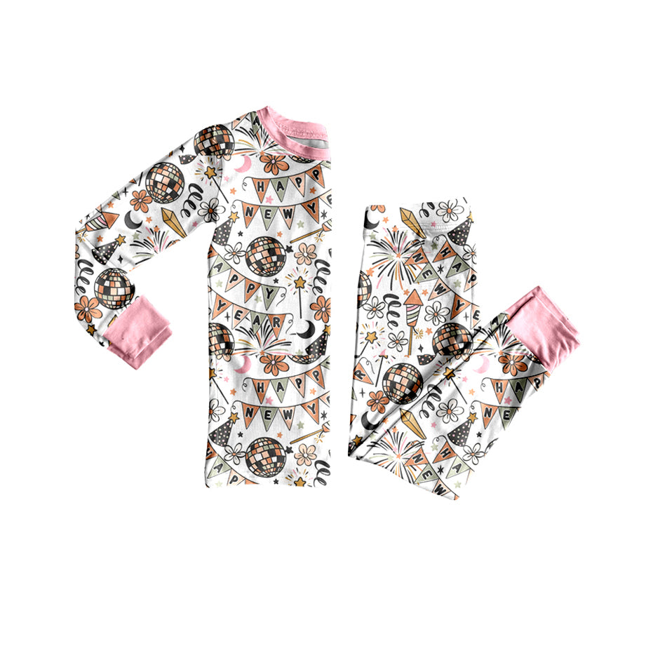 X911 GLP2759 New Year Pink Long-Sleeved Suit