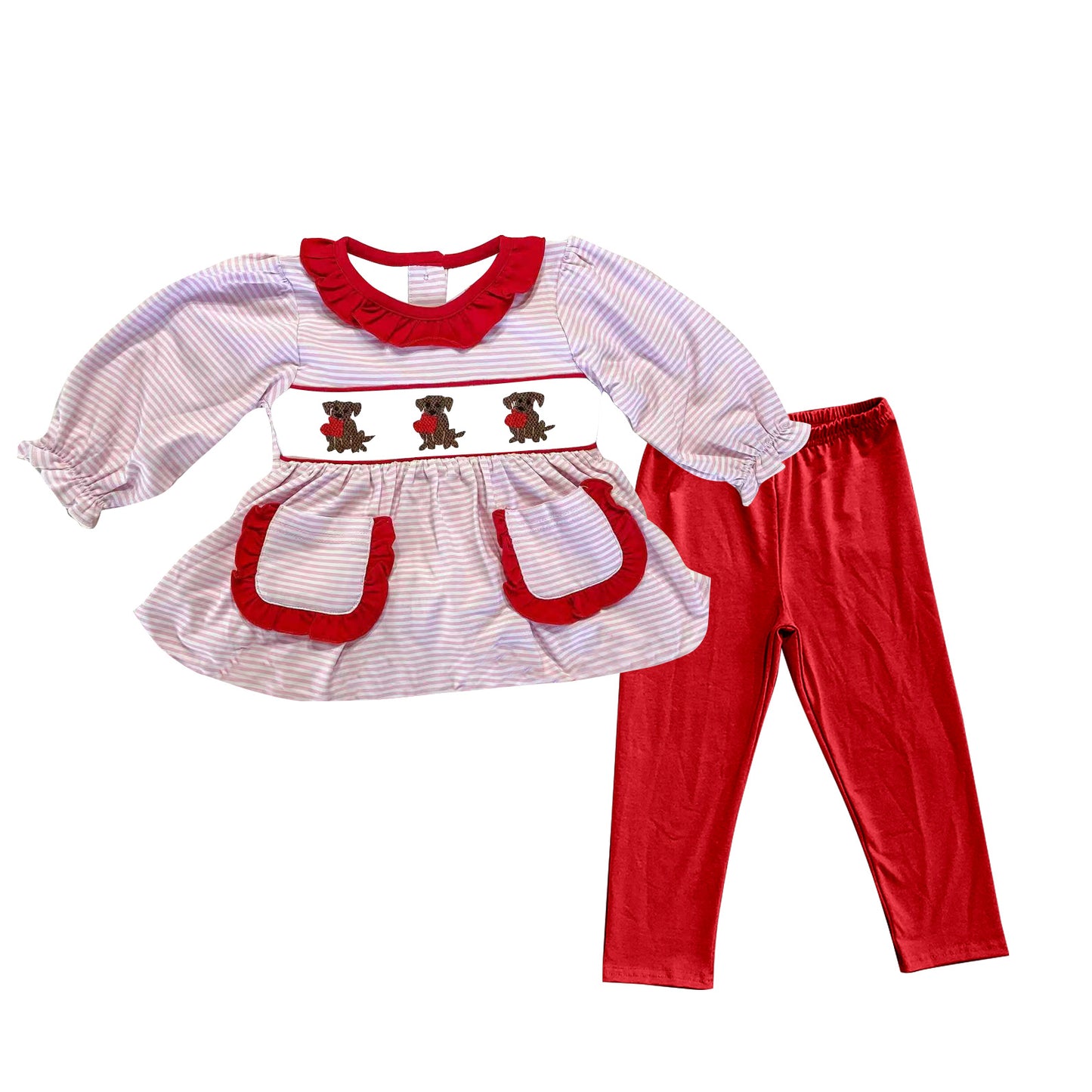 X930 GLP2907 Puppy Heart Stripe Set