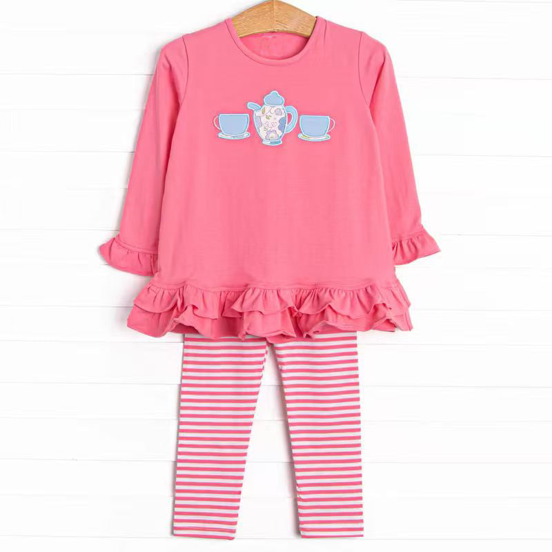 X929 GLP2927 Cup Stripe Long-Sleeve Suit
