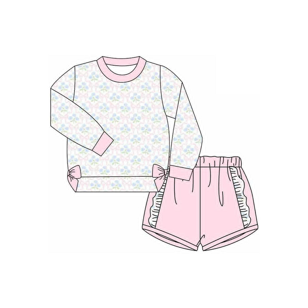 X910 GLS0014 Flower Pink Set