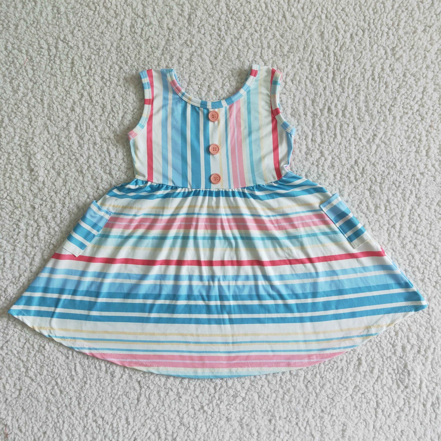 GSD0030 color striped skirt