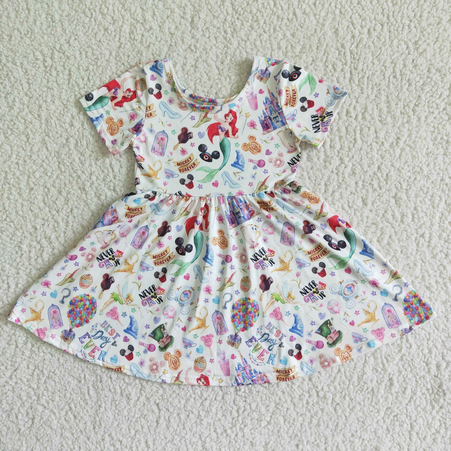 GSD0050 Mickey Castle Short Sleeve Skirt