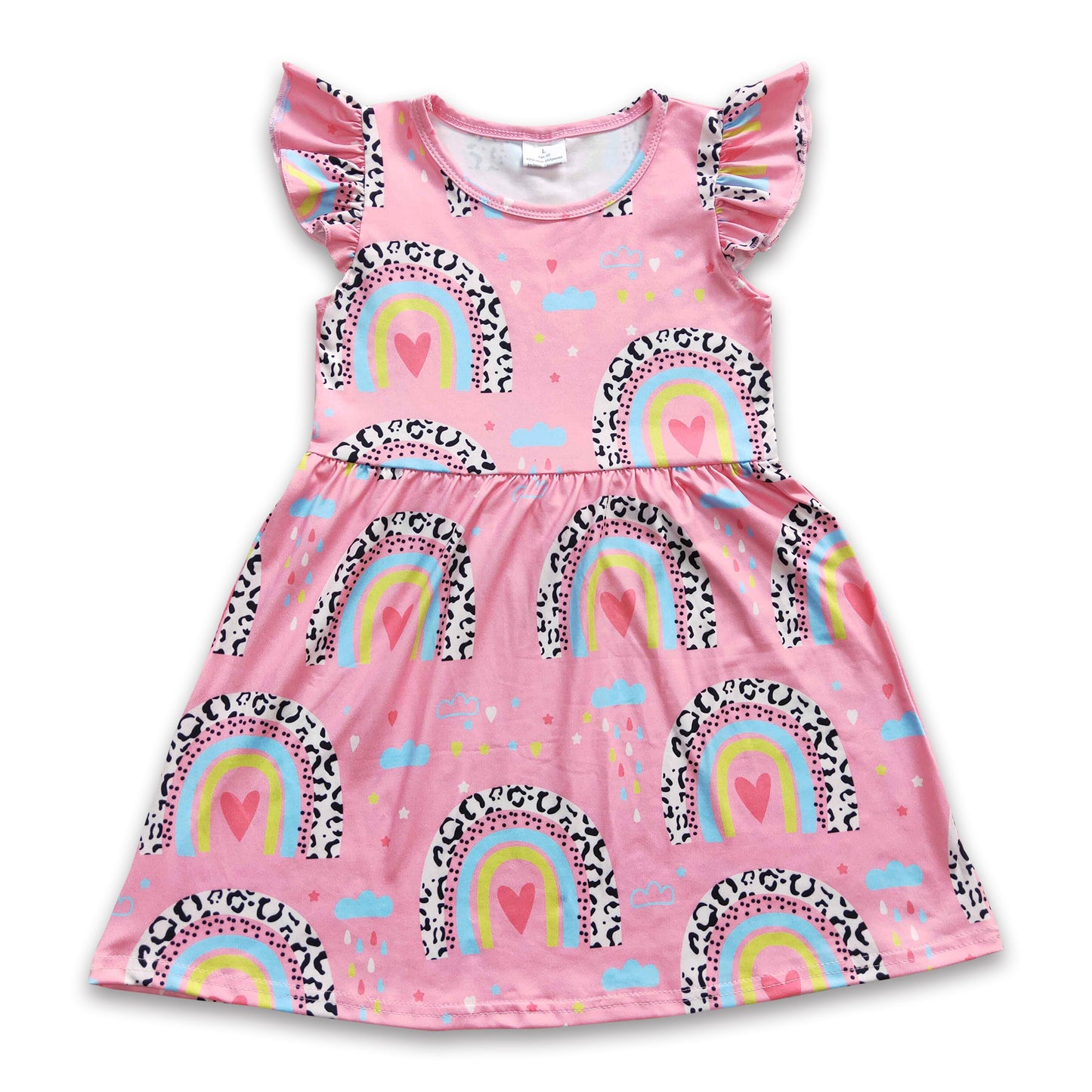 5.12GSD0248 Rainbow flying sleeve dress