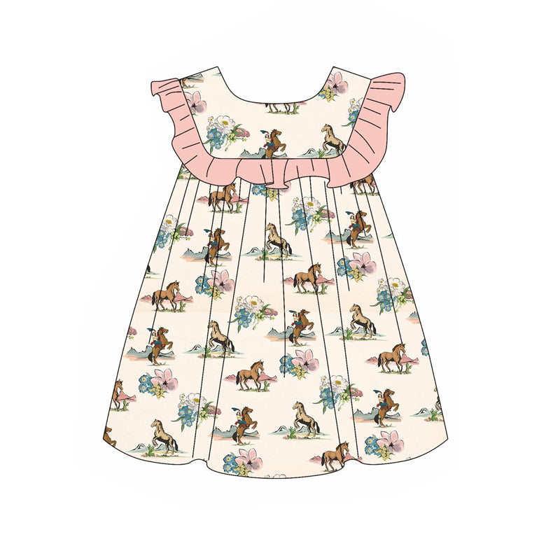 GSD1940 Riding Flying Sleeve Dress