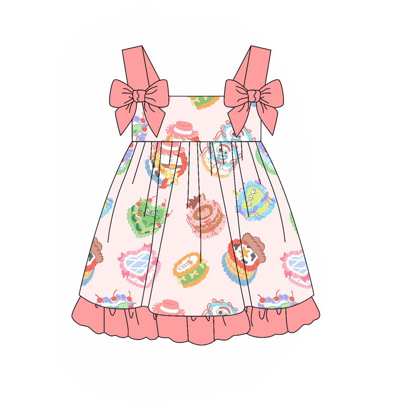 6.4GSD2062 cake pink dress