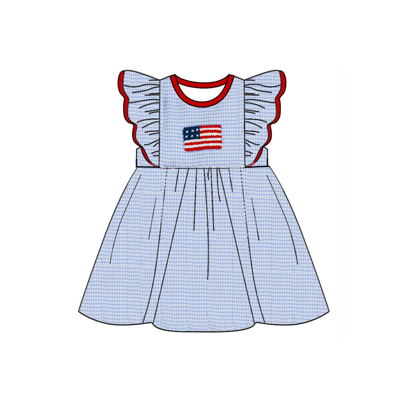 6.4GSD2081 July 4th Independence Day Dress