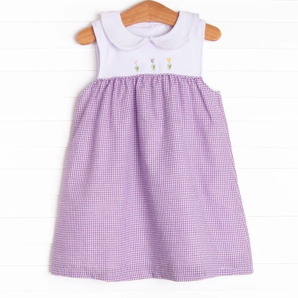 3.10GSD2129 Purple suspender dress