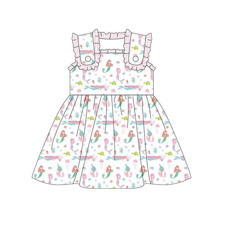 3.13GSD2142 Cartoon suspender dress