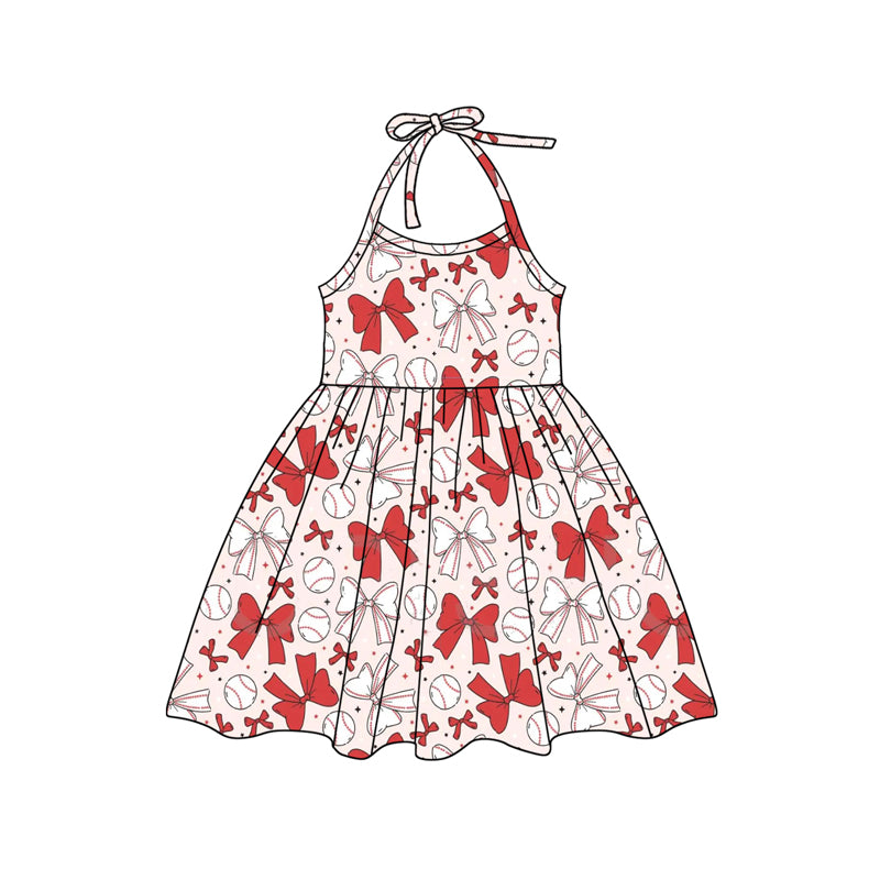 3.12GSD2147 halter neck bow dress