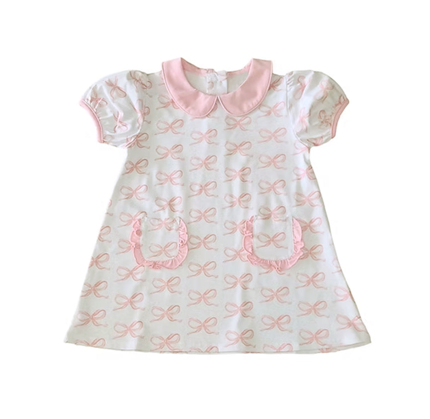 3.8GSD2167 Pocket Bow Dress