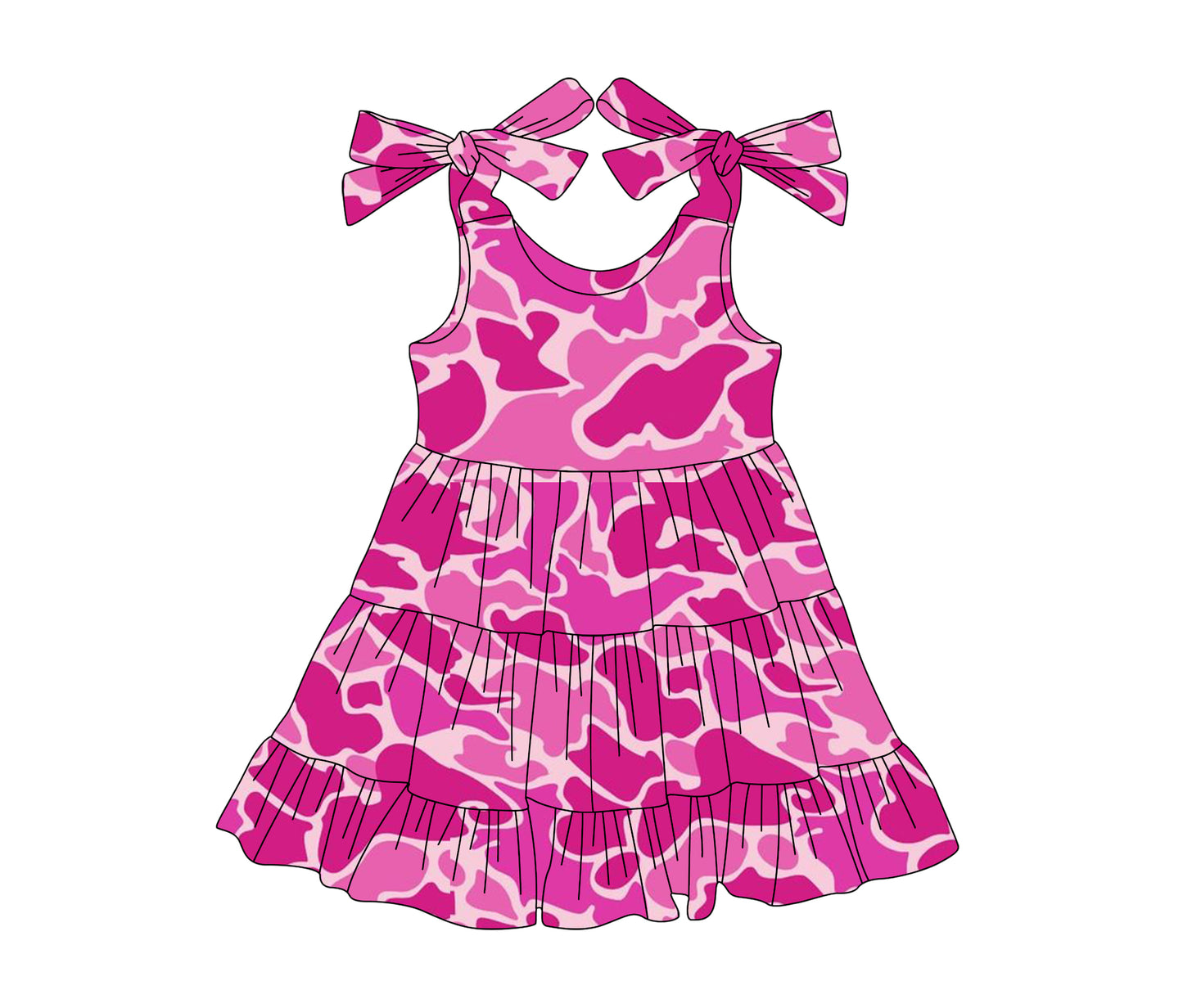 3.6GSD2202 Pink suspender dress