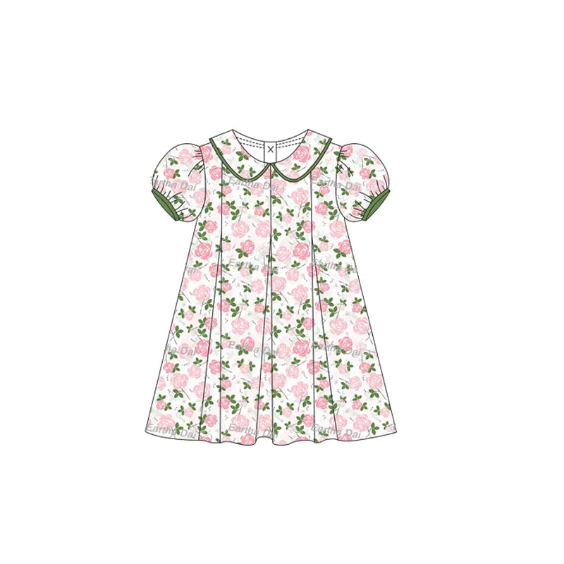 3.6GSD2210 Flower and leaf dress