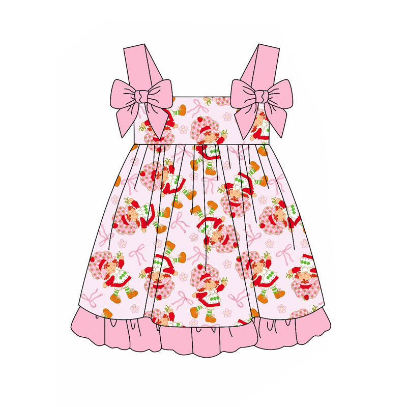 3.6GSD2213 cartoon pink dress