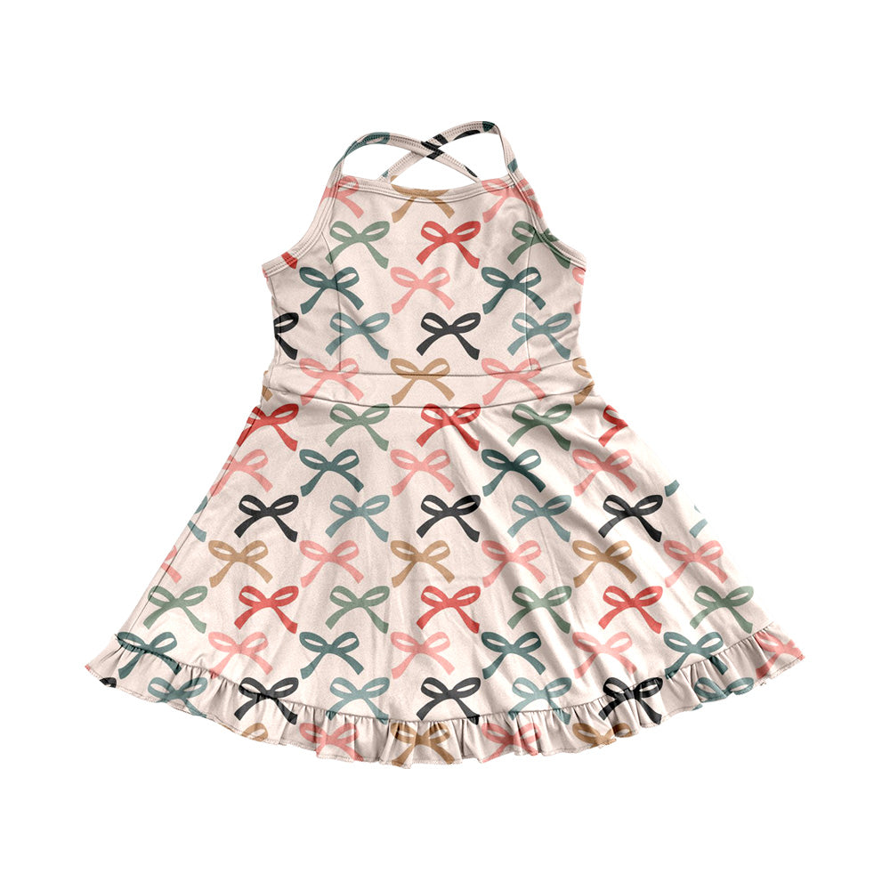 3.21GSD2296 Multicolor Yoga Bow Dress