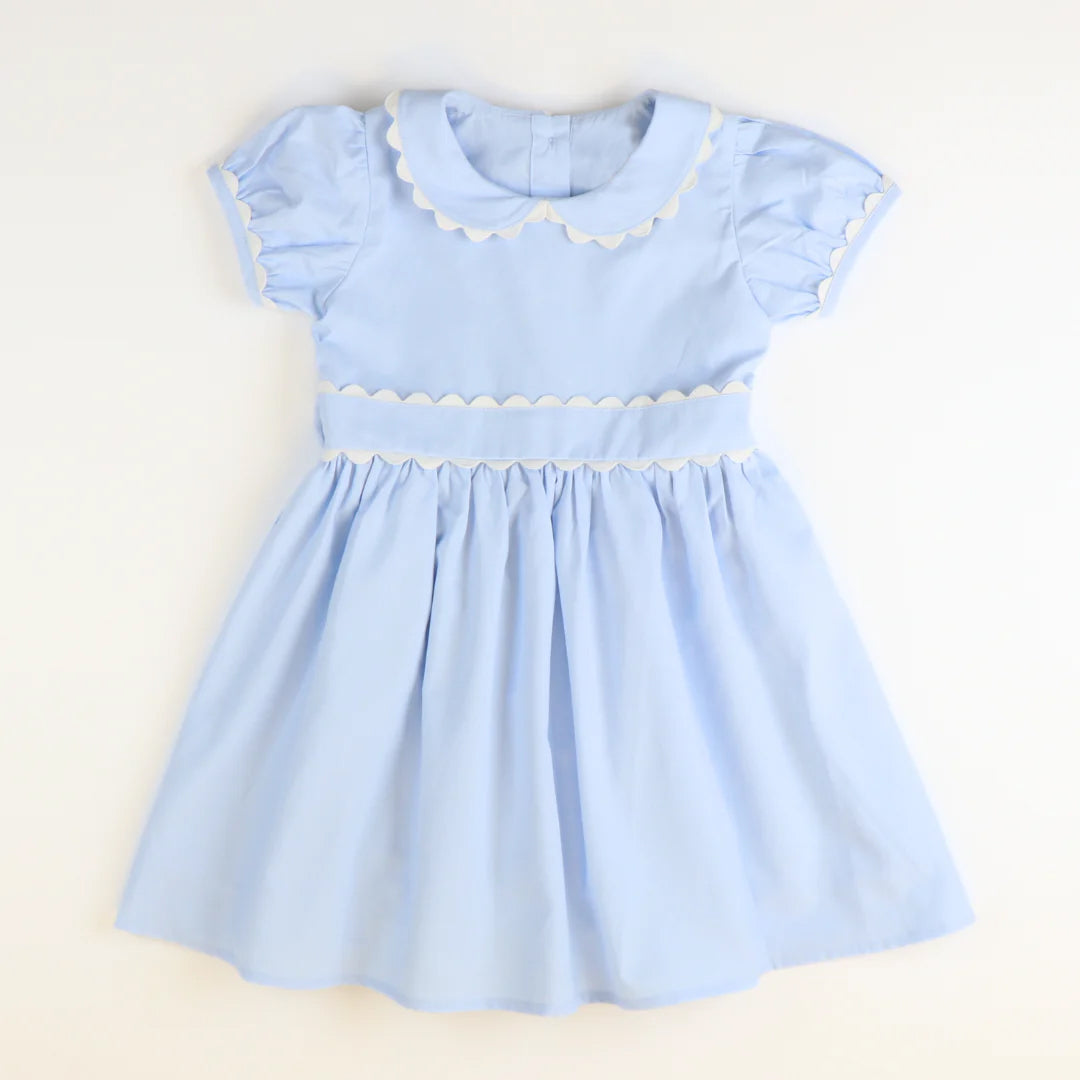 3.22GSD2316 Girls blue dress