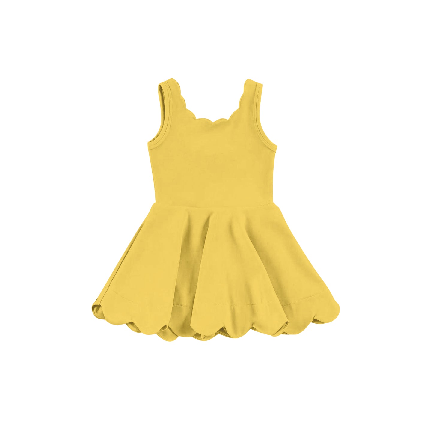 3.28GSD2373 Yellow Yoga Dress