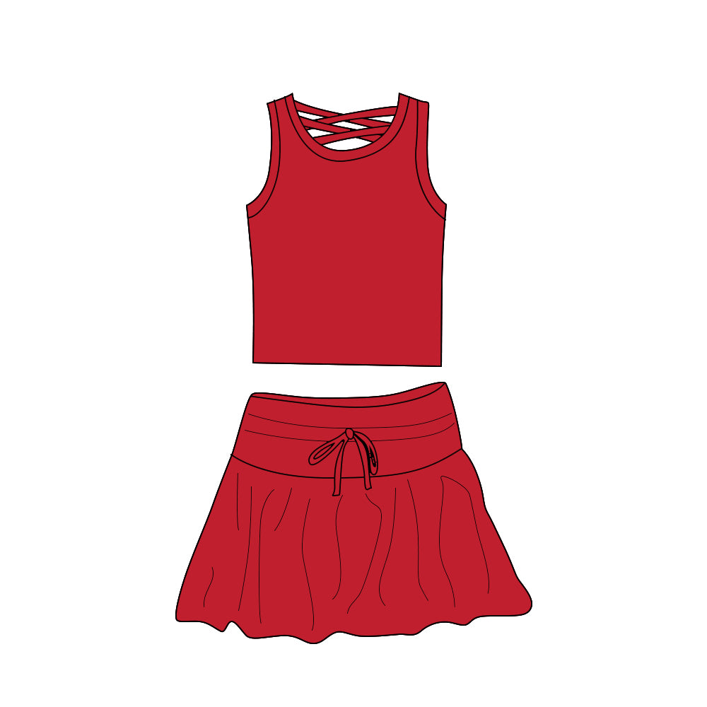 3.27GSD2404 Red Yoga Suit