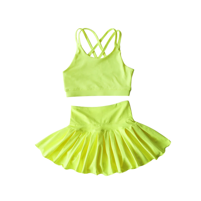 4.3GSD2437 Yellow Yoga Set